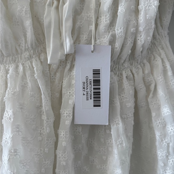 REFORMATION NWT Channa White Mini Dress 4 - Picture 4 of 7